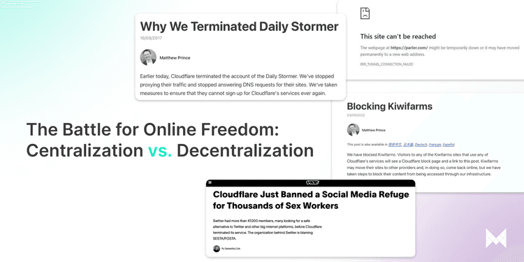 How Cloudflare and AWS Can Shutdown Websites at Will