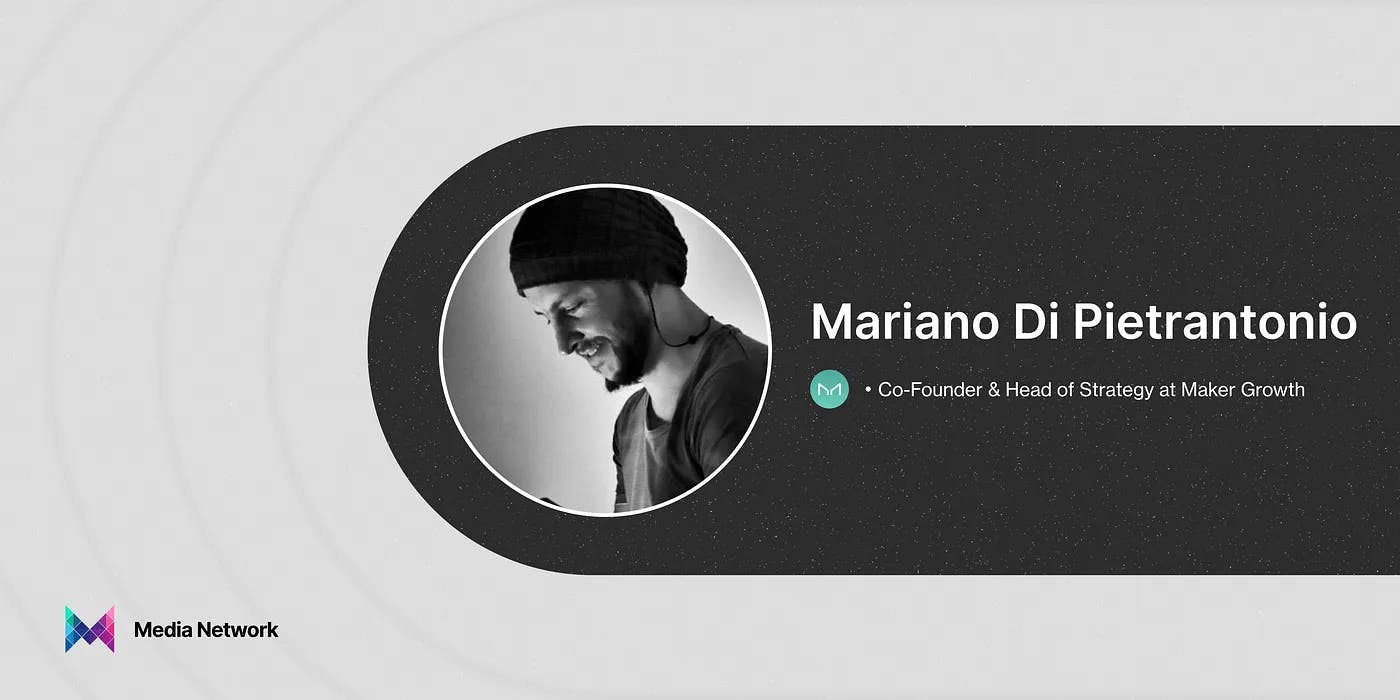Mariano Di Pietrantonio, Maker Growth: ‘Are we working on something worthwhile with crypto?’